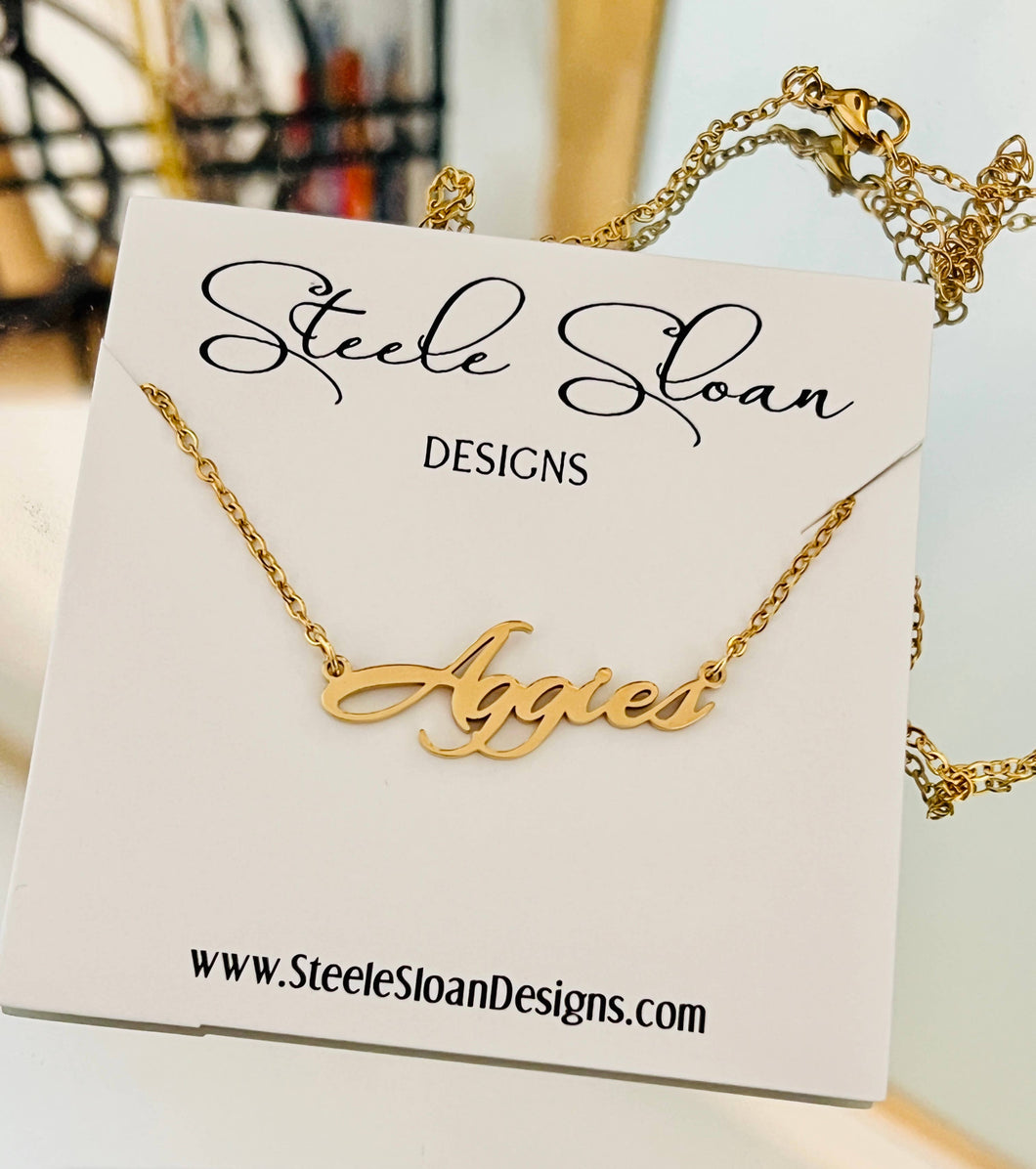 Texas A&M Aggies Gameday Necklace