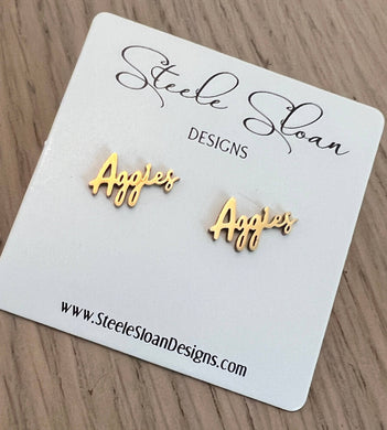 Texas A&M Aggies Gameday Stud Earrings